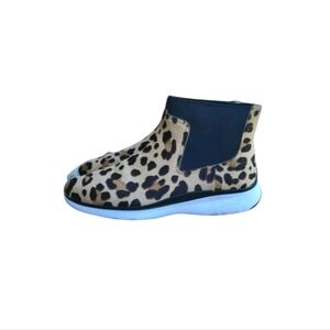 Cole Haan Zerogrand 3 Ocelot Real Hair Cheetah Leopard Animal Chelsea Woman 10